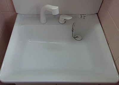 洗面台清掃