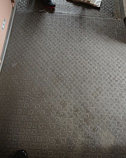 通路洗浄before