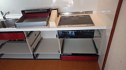 キッチン収納棚洗浄after