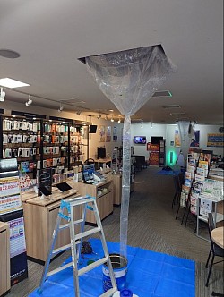 天カセ洗浄中